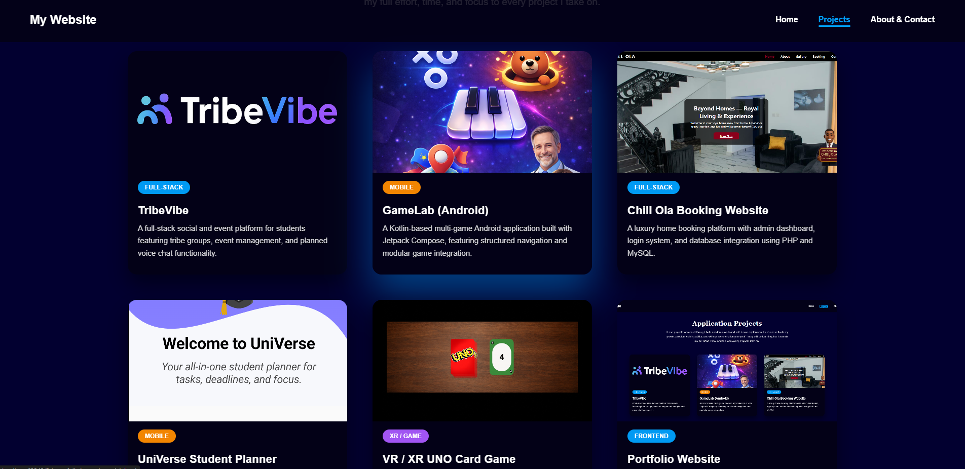 Portfolio Website